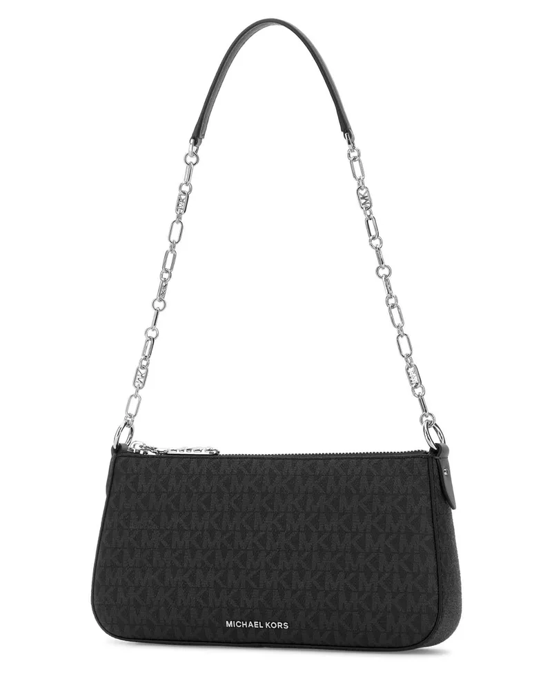 Michael Kors Women's Printed Canvas Empire Shoulder Bag Black Borse A Mano Black