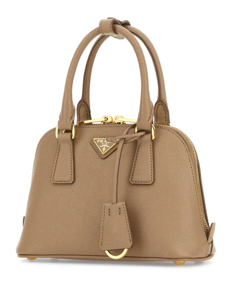 Prada Women's Beige Leather Handbag Cammeo Calfleather Borse A Mano Bag Beige