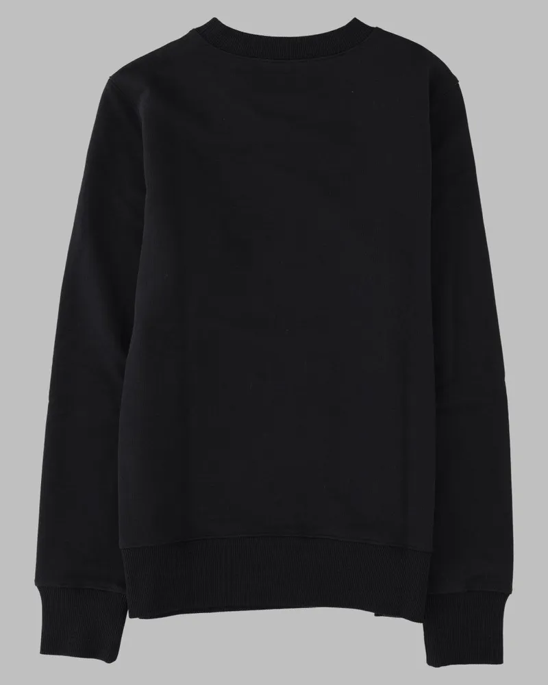Versace Jeans Logo-Embroidered Sweatshirt — Black Black