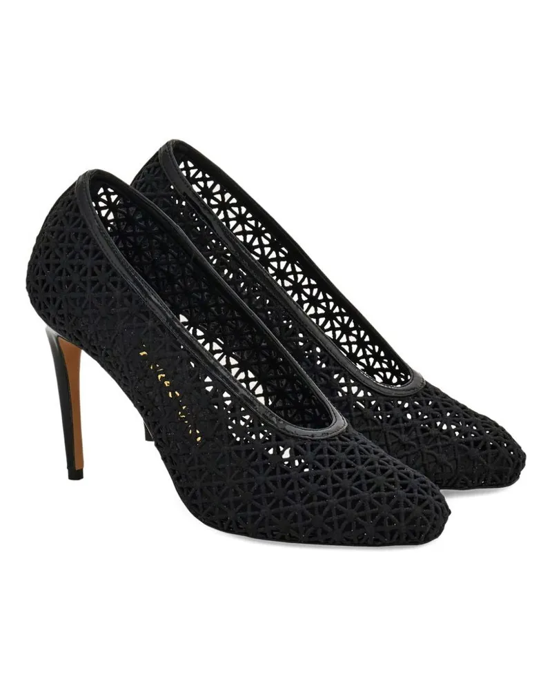 Ferragamo Macramé Pump — Black Black
