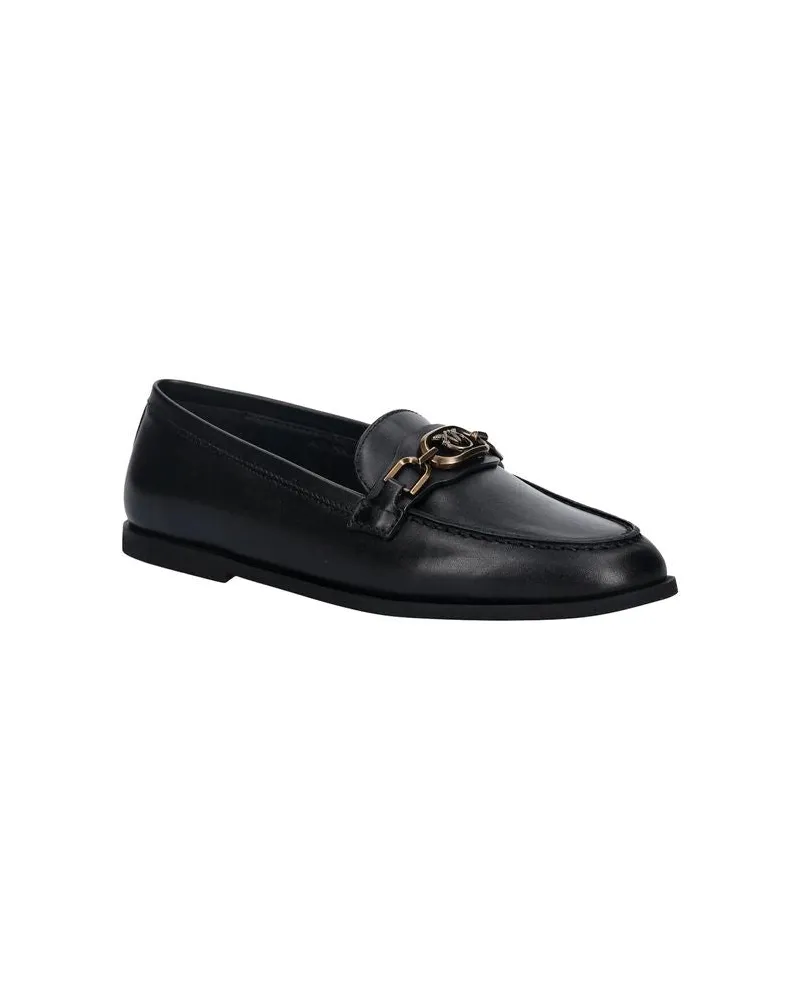 Pinko Women's Moccasins Black Footwear Other Black
