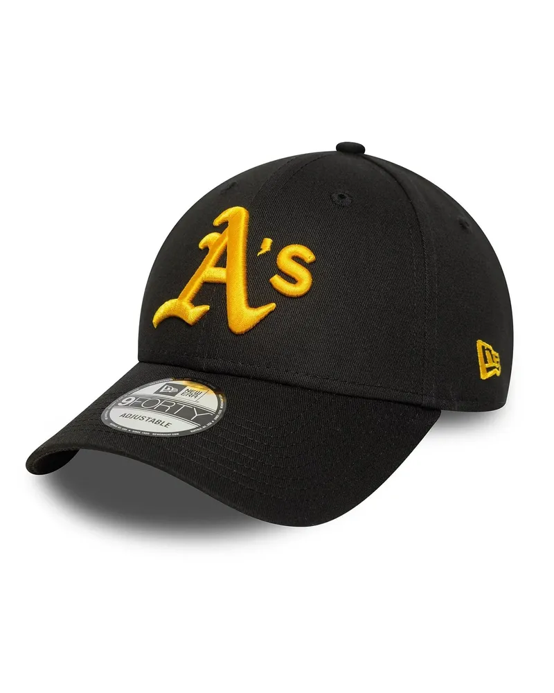 New Era Unisex Baseball Cap 9forty Black Cotton Hat Black