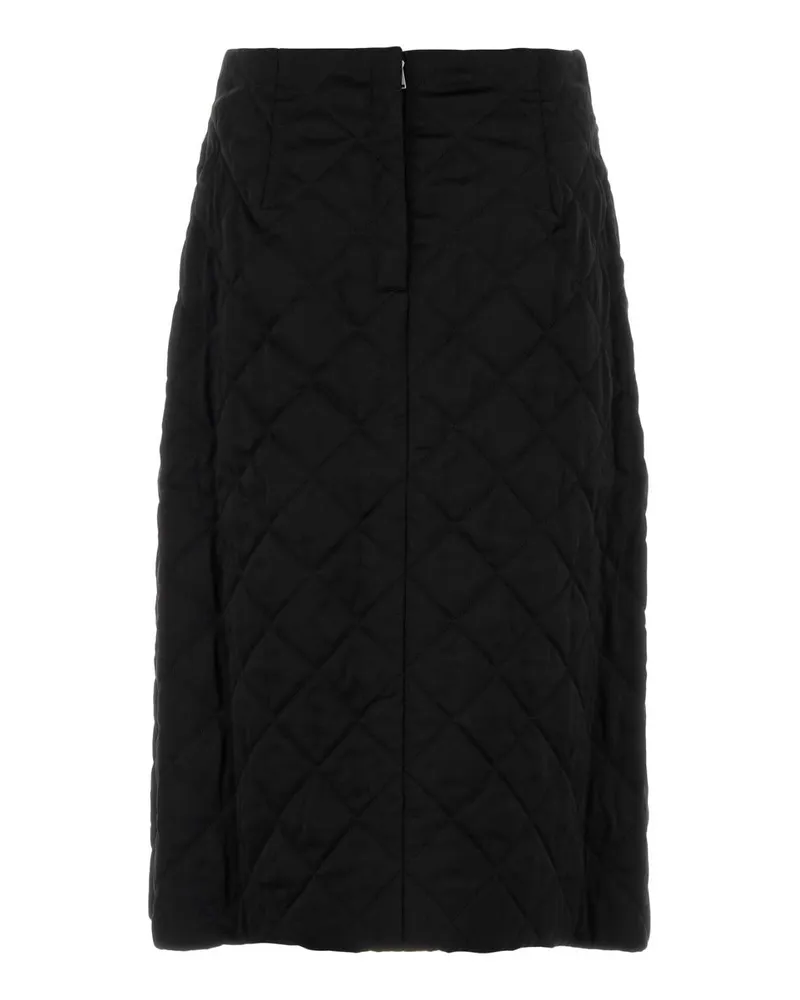 Jil Sander Women's Black Viscose Skirt Exterior: Gonne Black