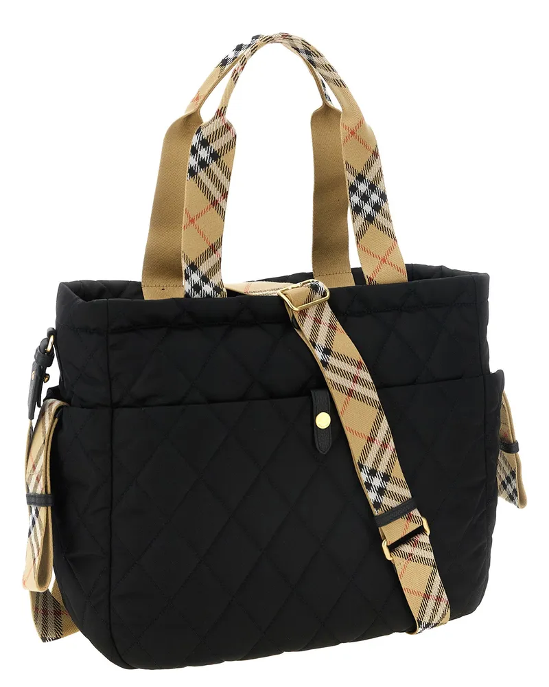 Burberry Cambridge Tote Bag — Black Black