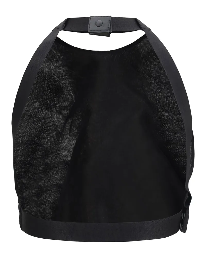 Max Mara Women's Fumetto Cropped Top Nero Silk Black