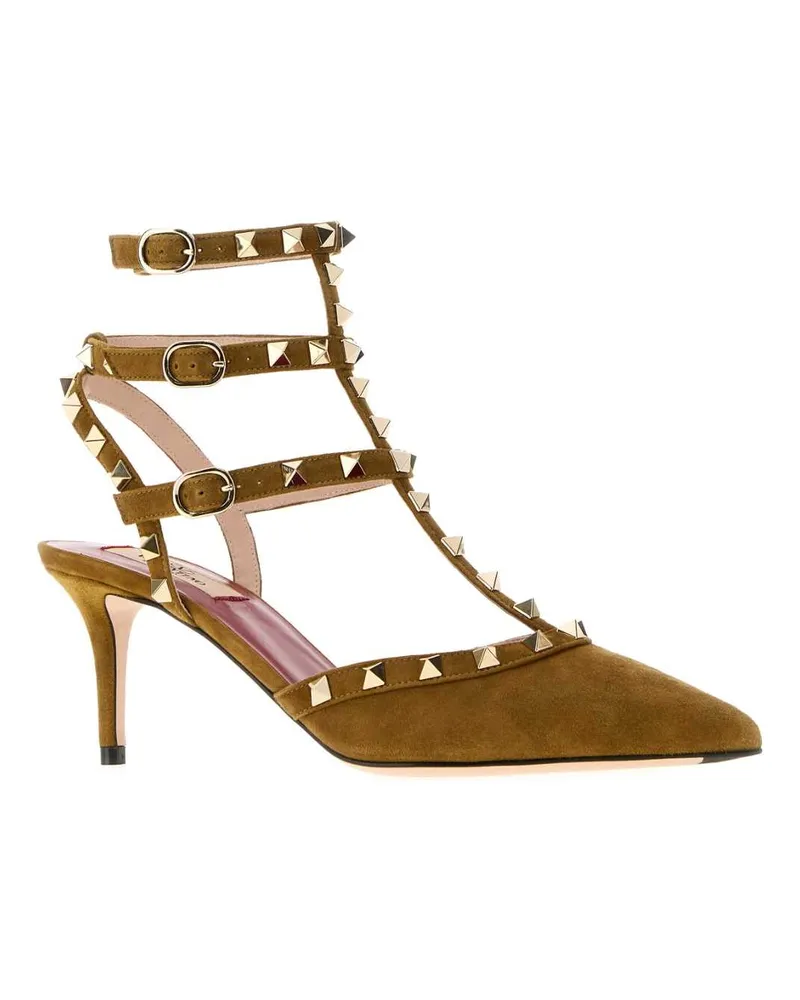 Valentino Garavani Strap Pump — Beige Beige