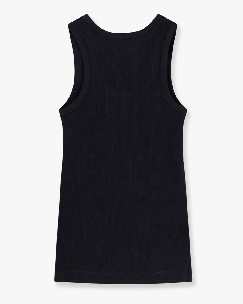 Pinko Women's Tank Top Calcolatore Black Cotton T-Shirts & Jerseys Black