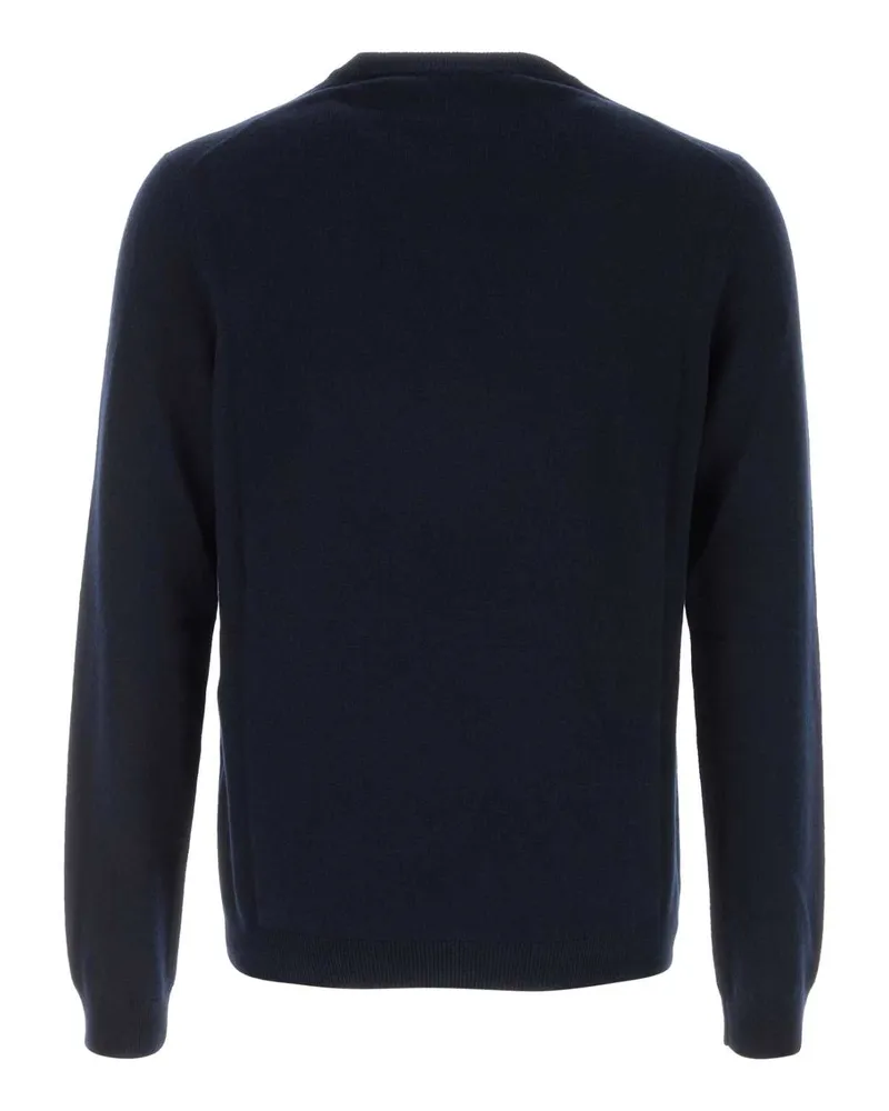 Gucci Men's Midnight Blue Cashmere Sweater Ink Exterior: Maglieria Navy