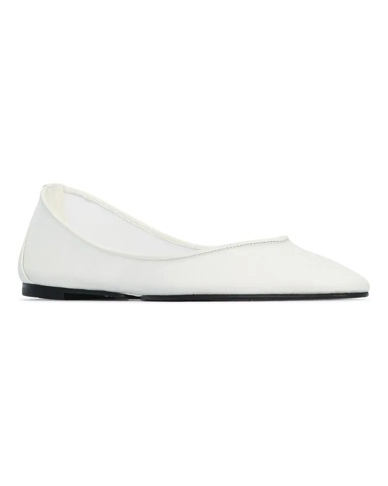 Jacquemus Women's Les Ballerines Ovalo White Ballerine Flat Shoes White