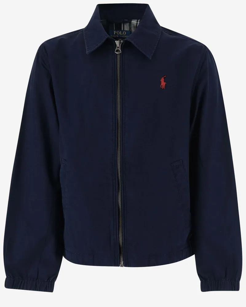 Ralph Lauren Boys' Cotton Jacket With Logo Navy Navy