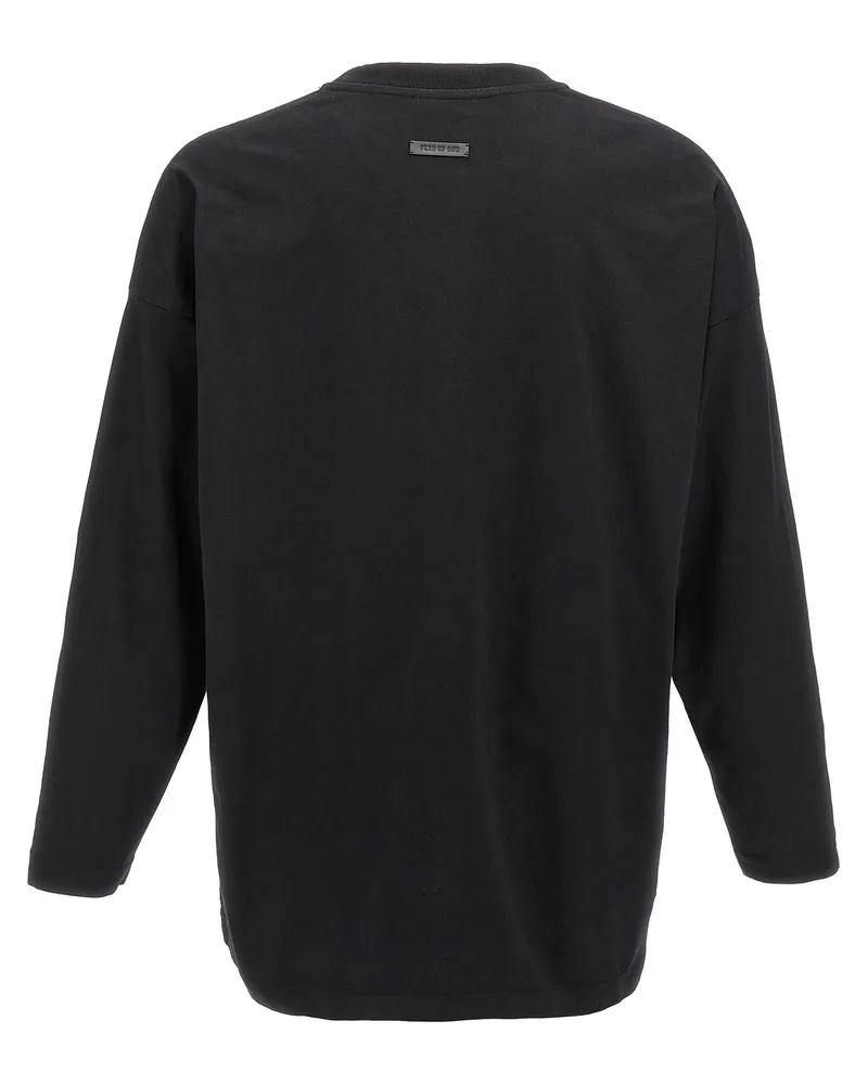 Fear of God Men's Black Cotton T-Shirt Black