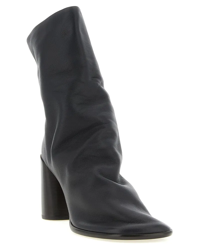 Christophe Lemaire Glove Ankle Boot — Black Black
