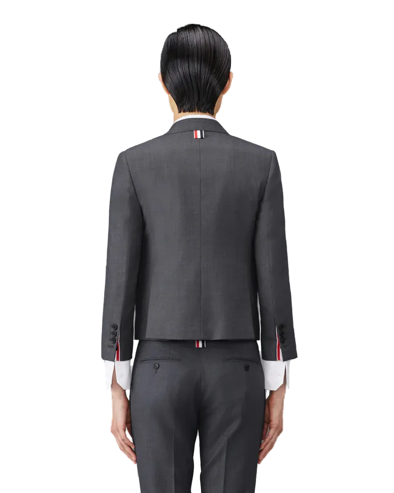 Thom Browne Women's High Armhole Sport Coat Gray