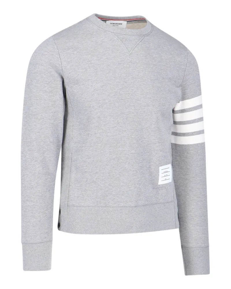 Thom Browne Men's Sweaters Grey Cotton Gray