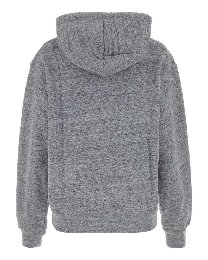 Dsquared2 Women's Melange Grey Cotton Sweatshirt Exterior: Felpe Gray