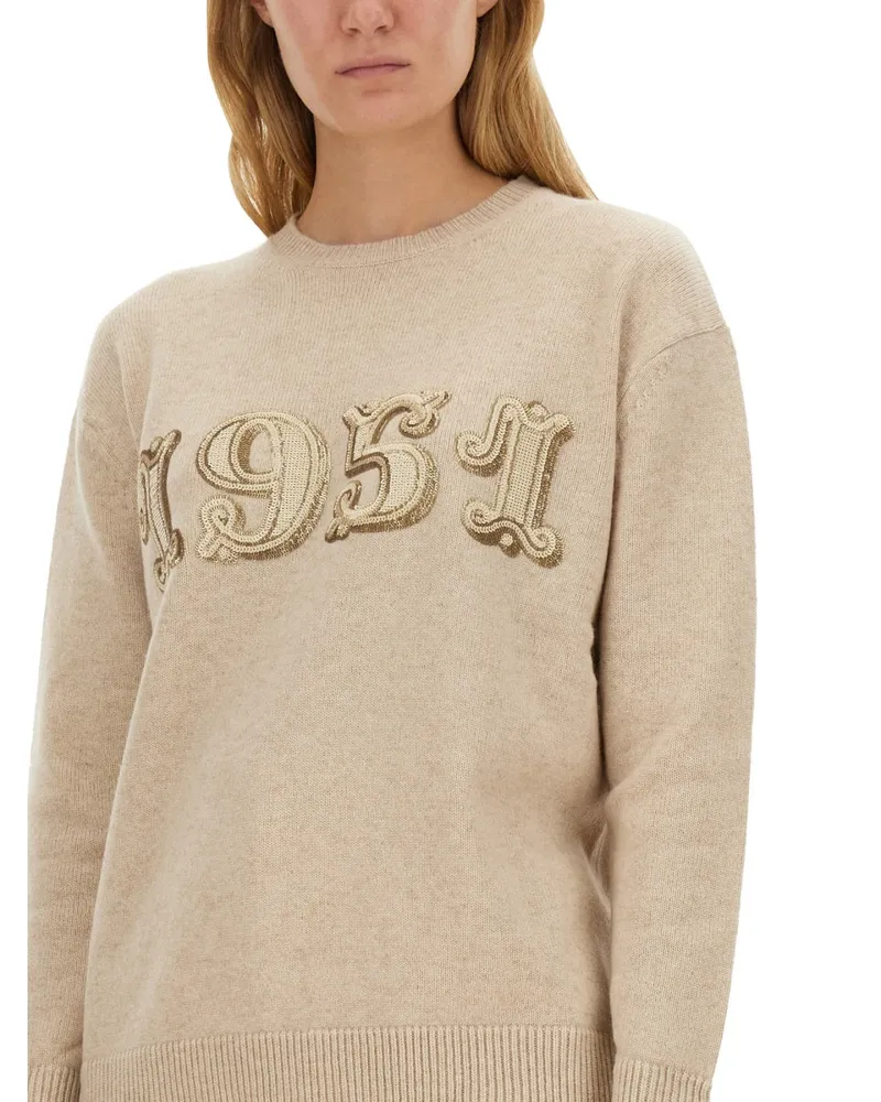 Max Mara Plata Sweater — Beige Beige
