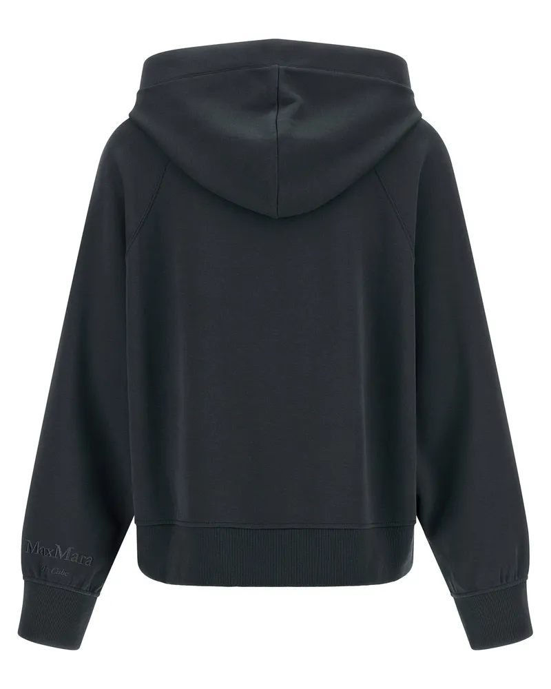 Max Mara Women's Blue Cotton Sweatshirt Clothing Black