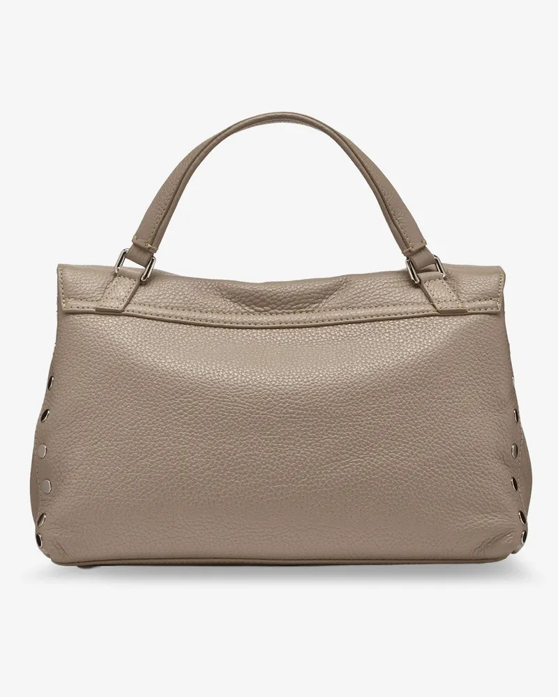 Zanellato Women's Crossbody Bag Postina S Beige Leather Shoulder Beige