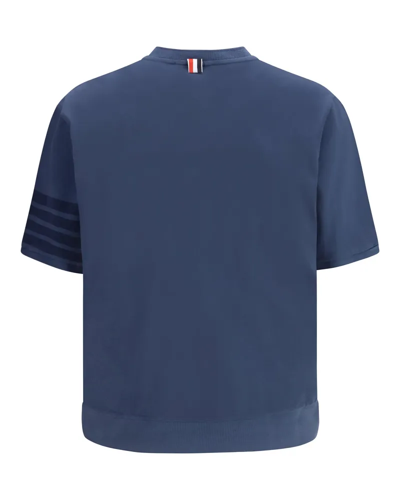 Thom Browne Men's 4-Bar Cotton Jersey T-Shirt Navy T-Shirts And Polos Navy