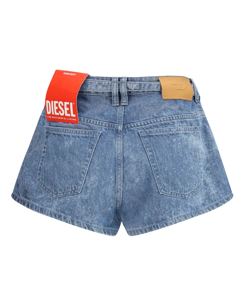 Diesel Women's Cotton Shorts 01 Cotton; Polyester Bermuda Blue