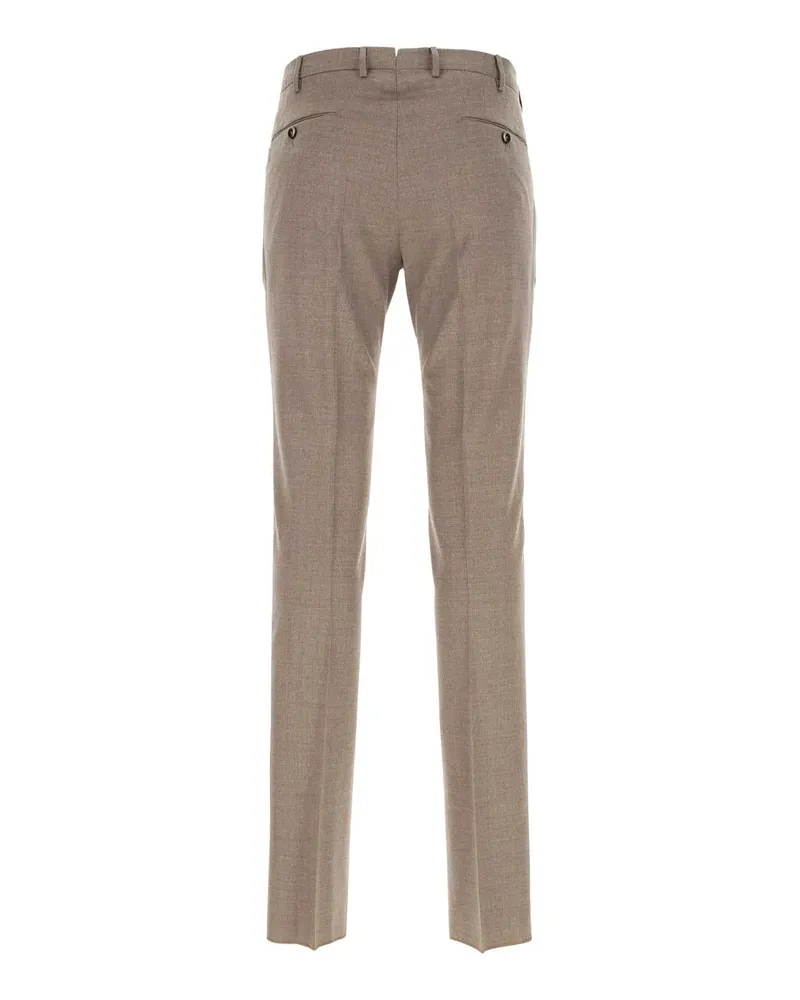 PT TORINO Stretch Virgin Wool Trousers — Gray Gray