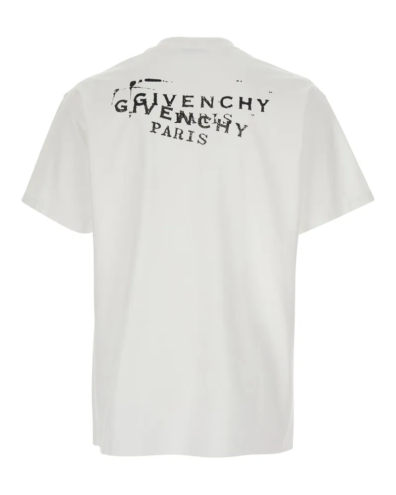 Givenchy Men's T-Shirt White Cotton T-Shirts And Polos White