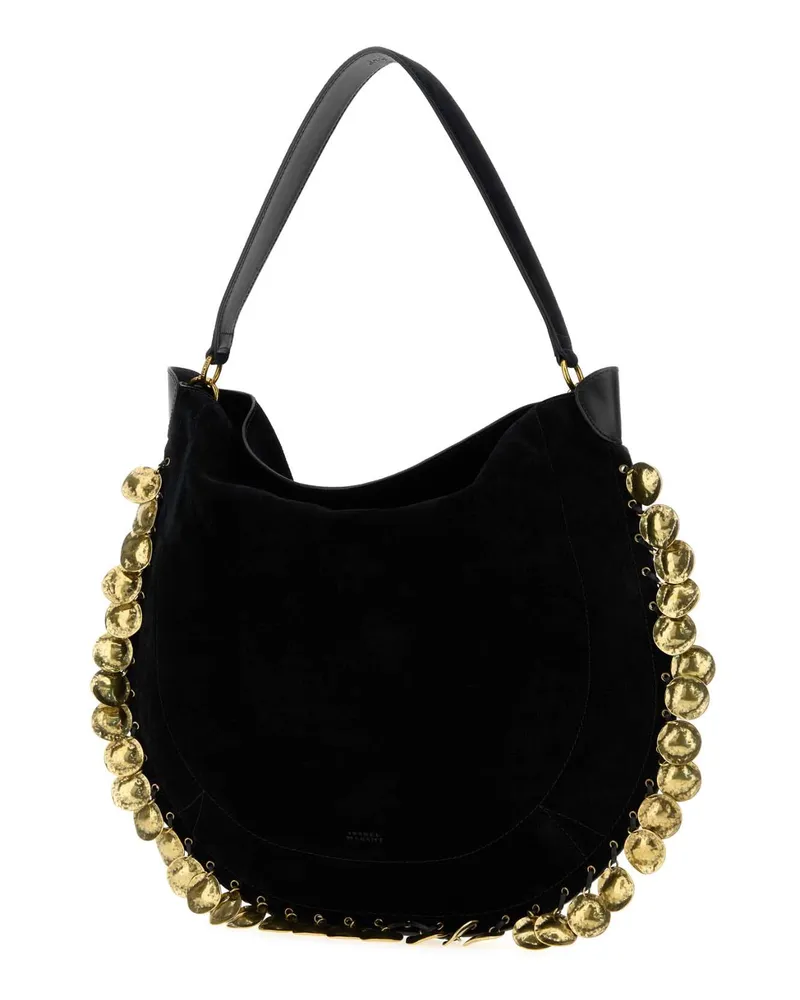 Isabel Marant Women's Black Suede Oskan Shopping Bag Borse A Mano Black