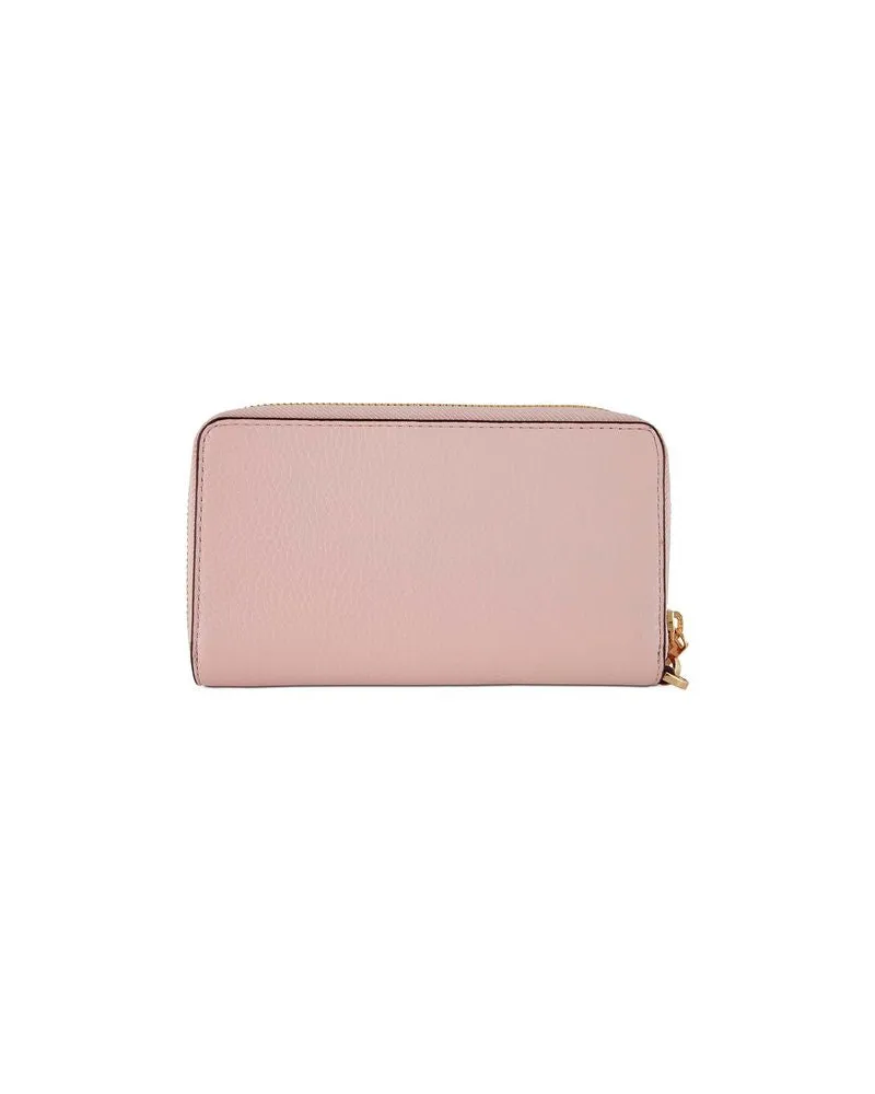 Michael Kors Women's Wallet Powder Blush Leather Bags Pink