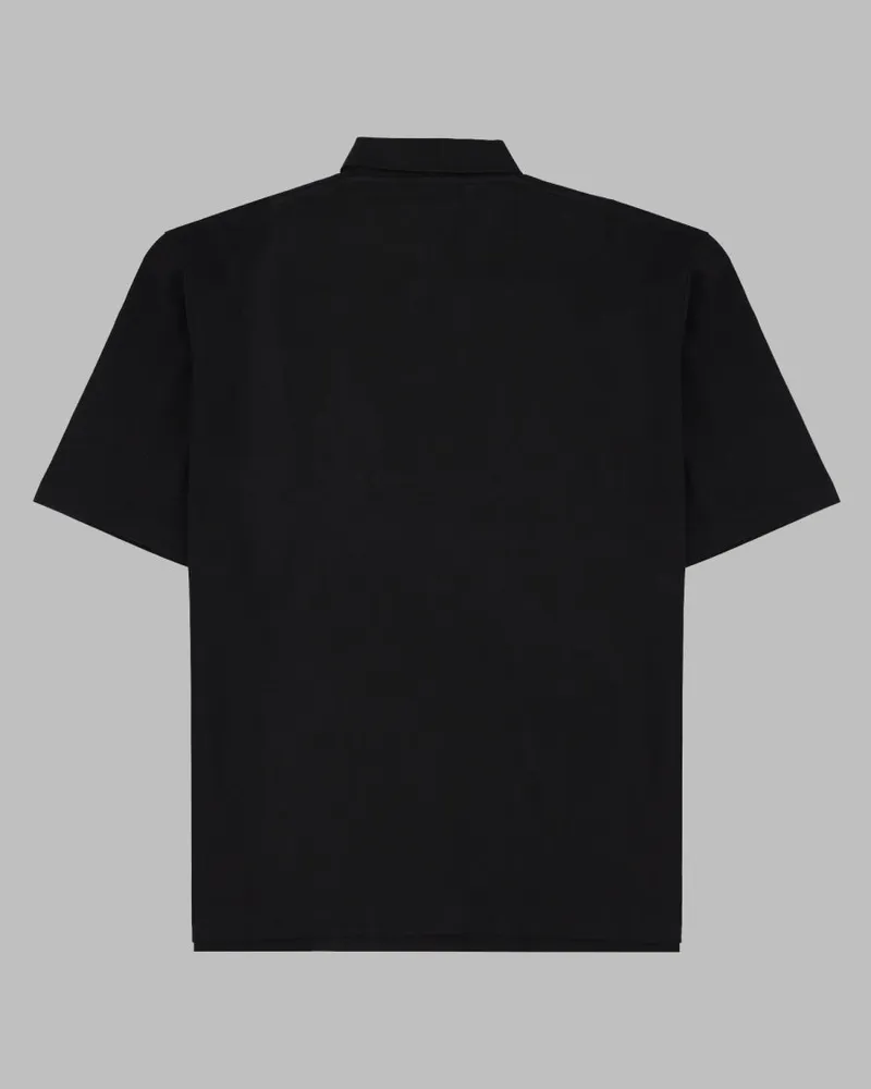 Dsquared2 Logo-Embroidered Cotton Polo Shirt — Black Black
