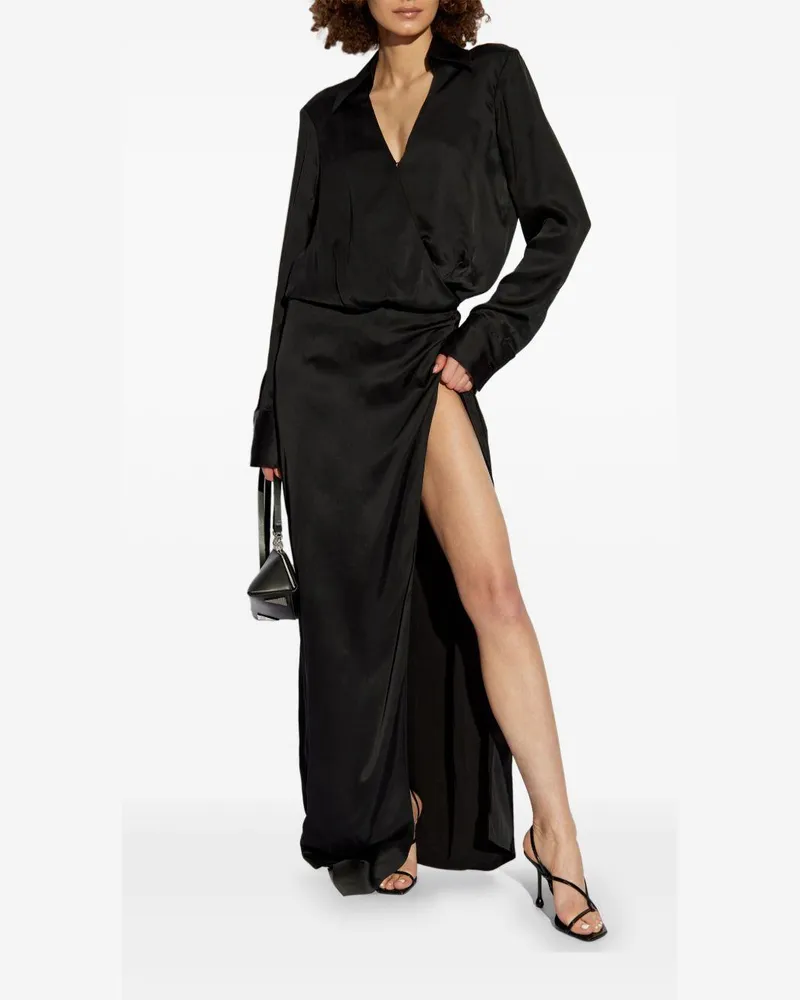 ATTICO Women's Dress Black Viscose Black