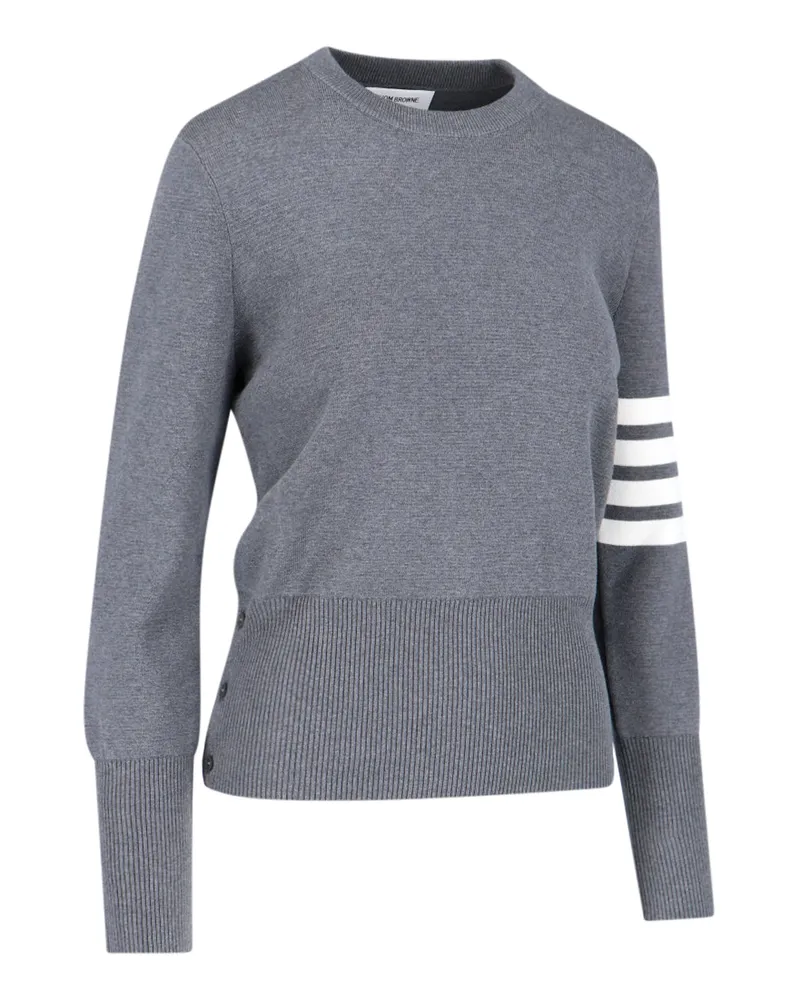Thom Browne Women's Sweaters Grey Cotton Gray