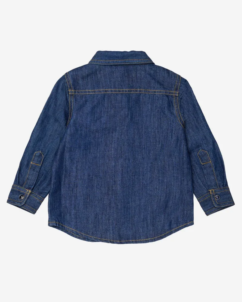 Diesel Cotton-Denim Shirt — Blue Blue