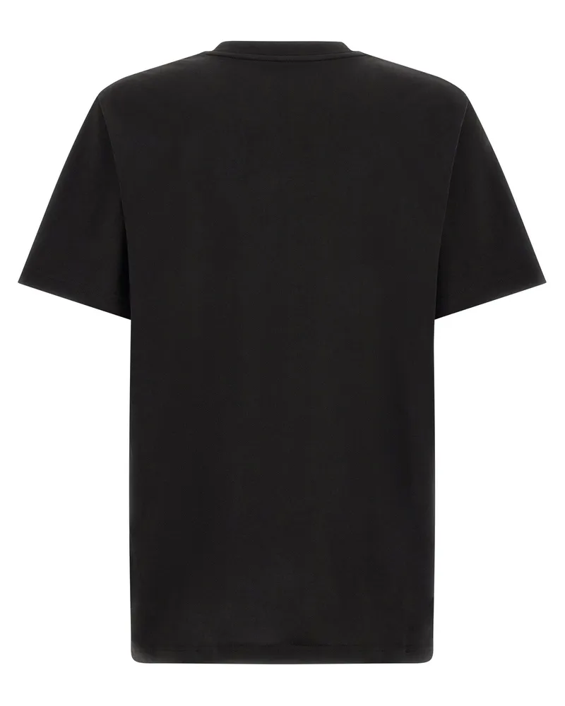 Moncler Tricolor Logo T-Shirt — Black Black