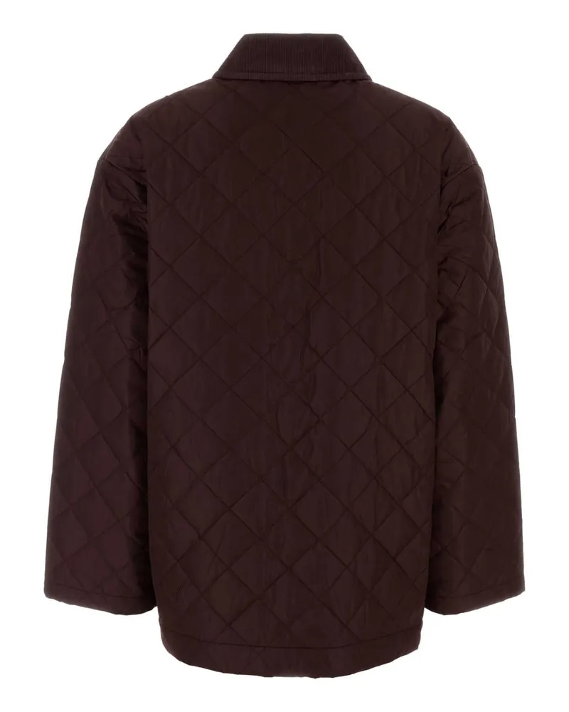 Prada Women's Grape Re-Nylon Jacket Granato Giubbini Purple
