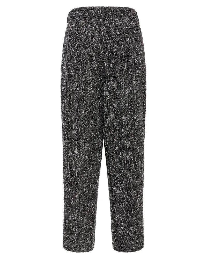 Missoni Lamé and Sequin Yarn Trousers — Black Black