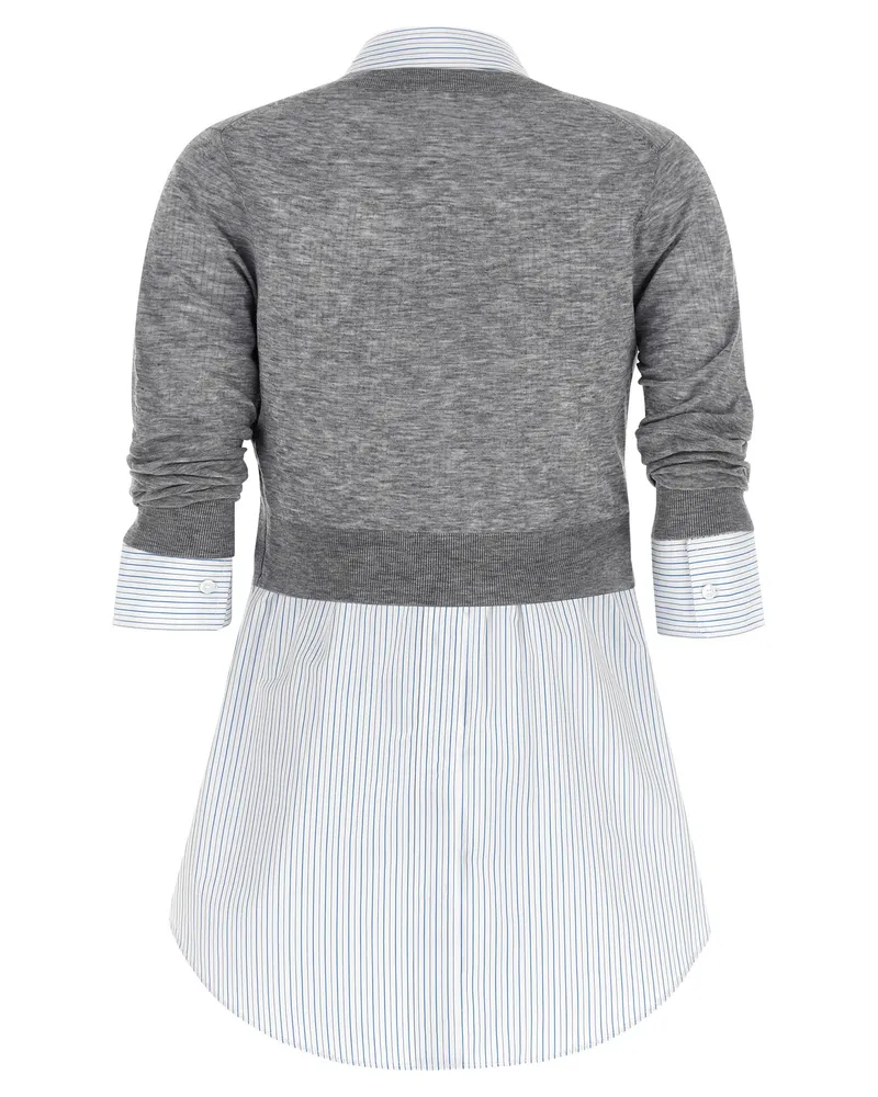 Alexander Wang Women's Gray Wool Blouse Gray