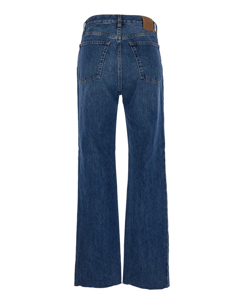 Totême Women's Jeans Blue Classic Cut Cotton Blue