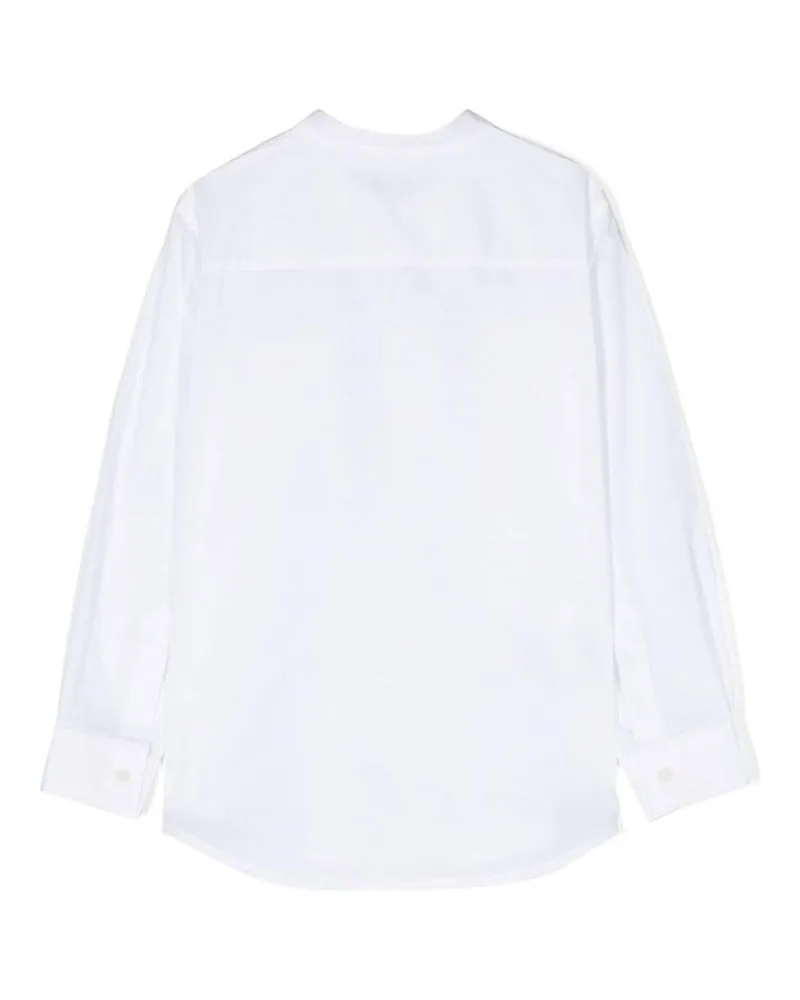 Il Gufo Long-Sleeve Cotton Shirt — White White