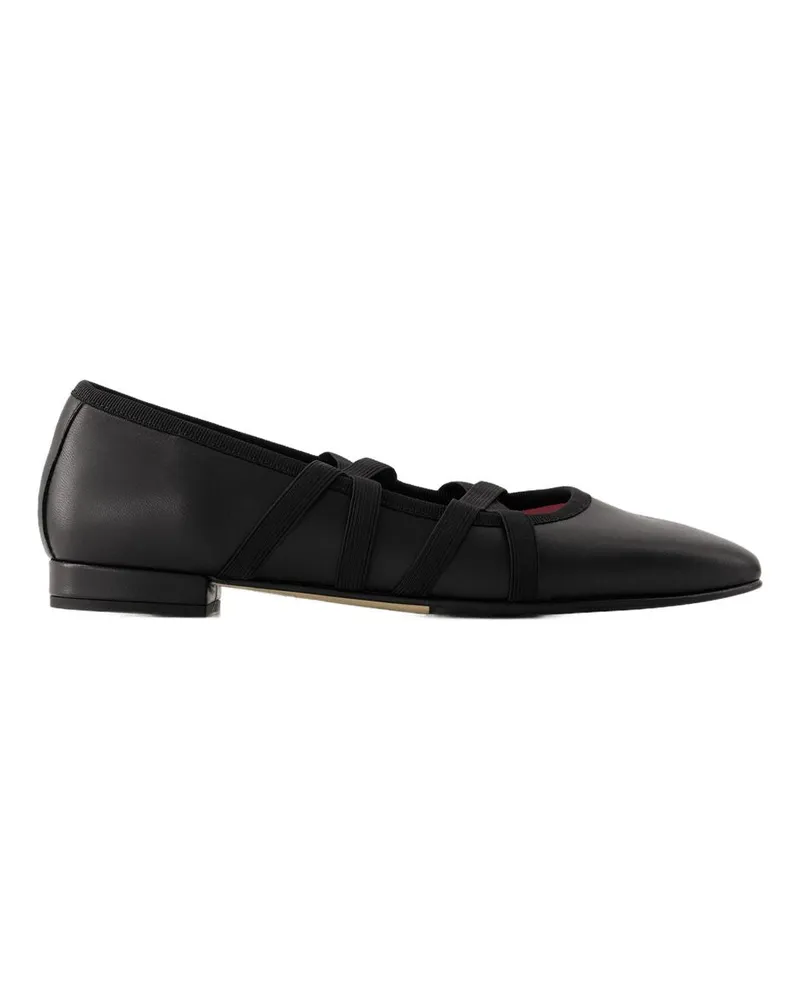 Carel Women's Tutu Ballerinas Leather Black Shoes Pumps Black