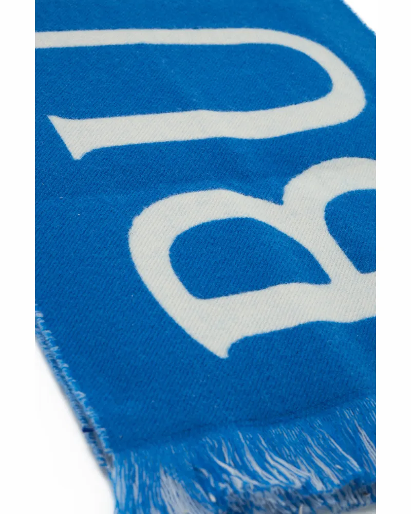 Burberry Wool Scarf — Blue Blue