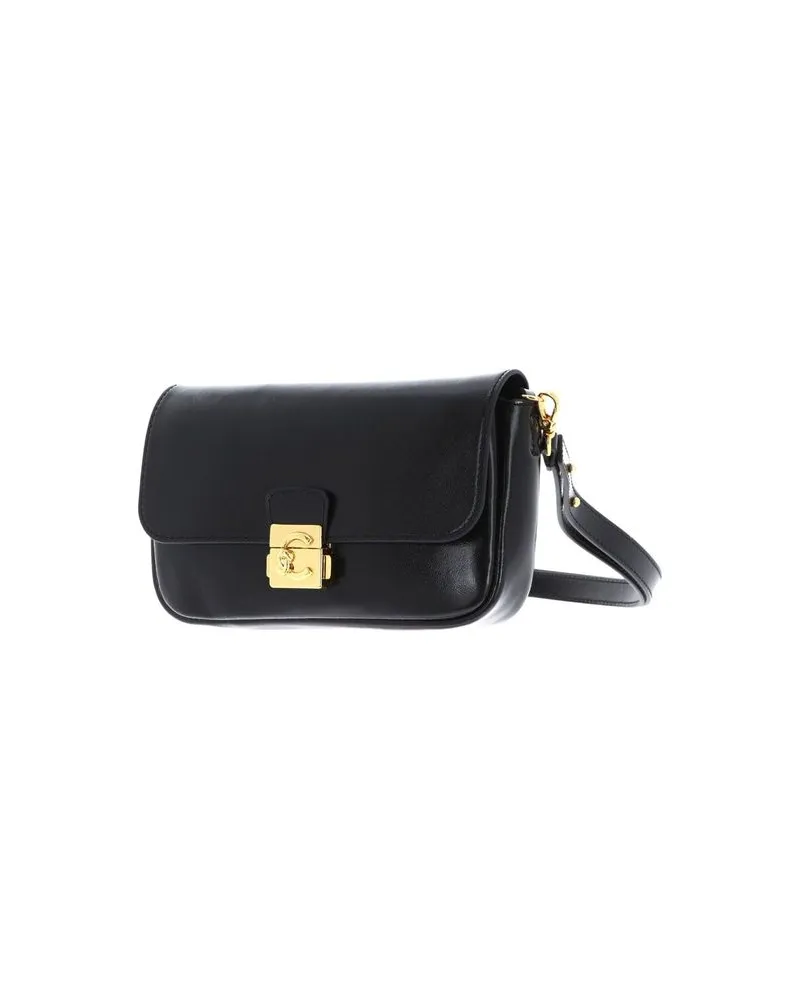 Coccinelle Leather Shoulder Bag — Black Black