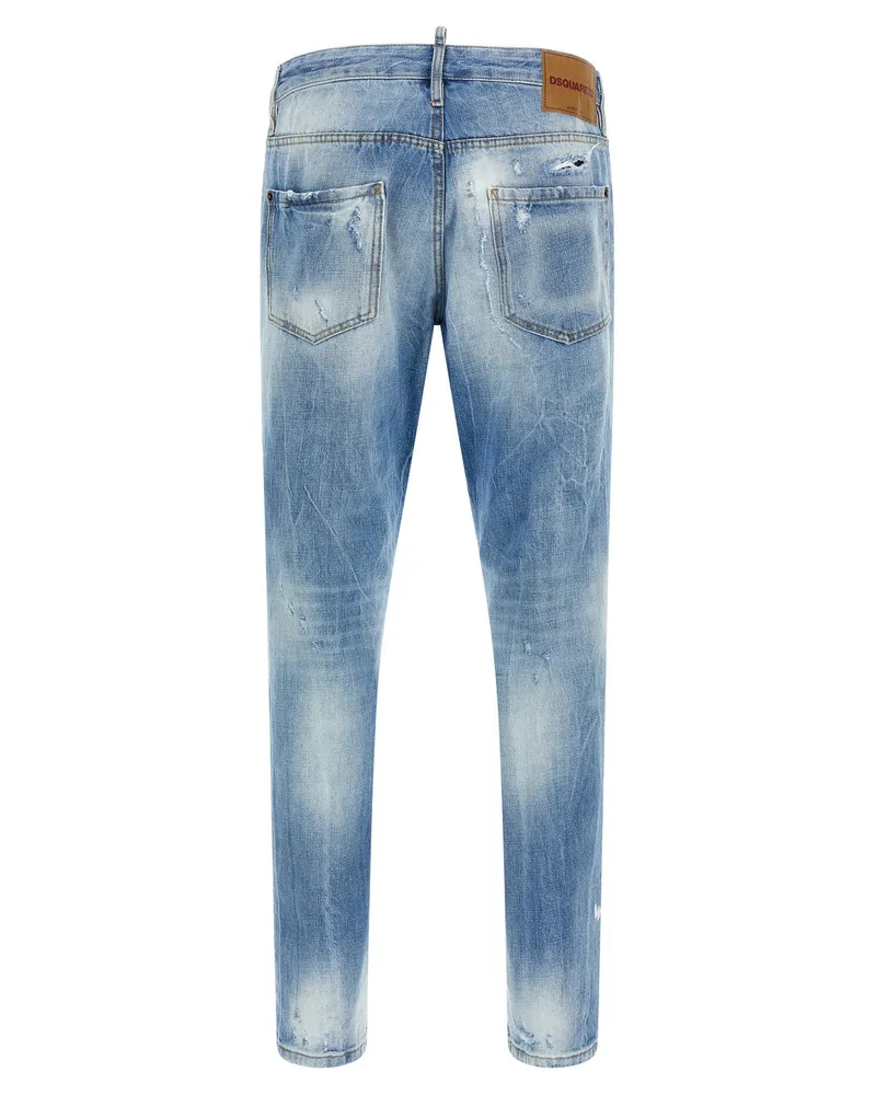 Dsquared2 Teddy Jeans — Light Blue Light