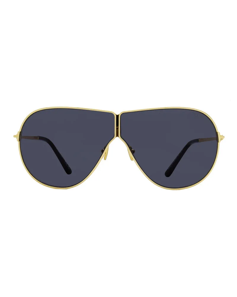 Tom Ford Unisex , Frame And Lens Gold Sunglasses Gold