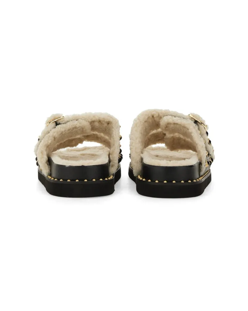 ash Utah Bis Sandal — Black Black