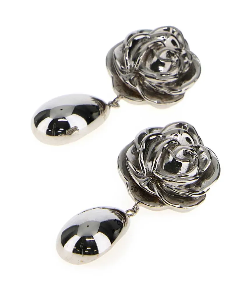 Magda Butrym Women's Silver Metal Earrings Rhodiumsilver Orecchini Rhodiumsilver