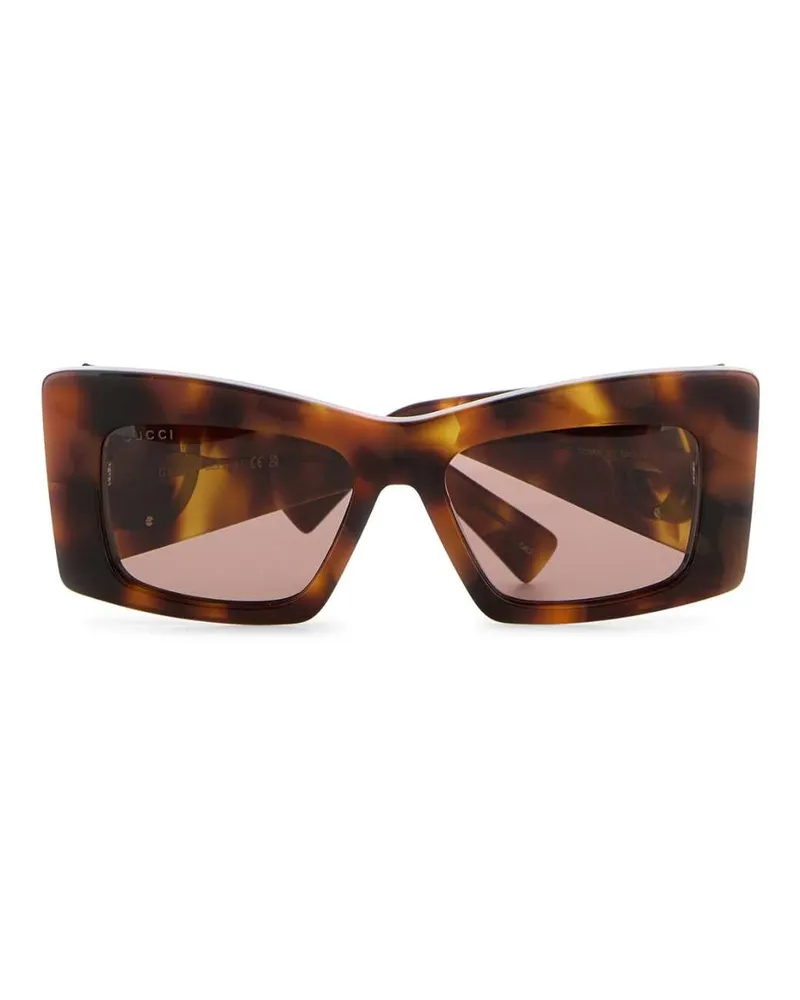 Gucci Women's Printed Acetate Sunglasses Havanahavanaviolet Exterior: Occhiali Da Sole Brown