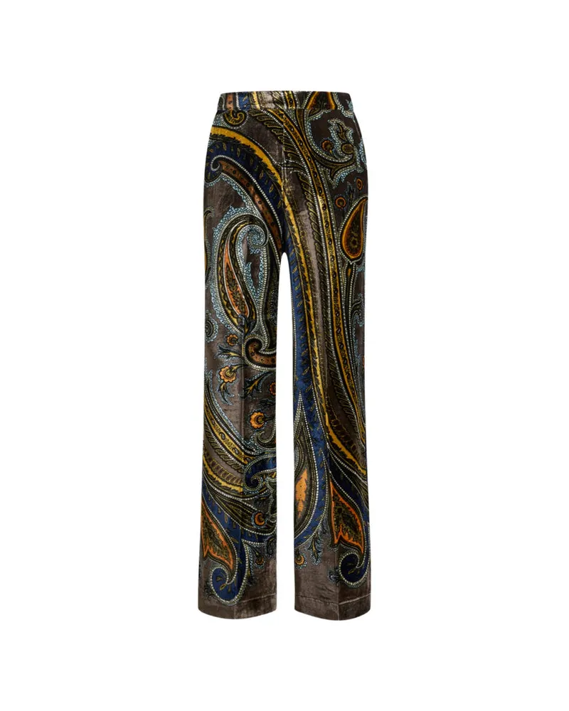 Etro Wrea Trousers — Brown Brown