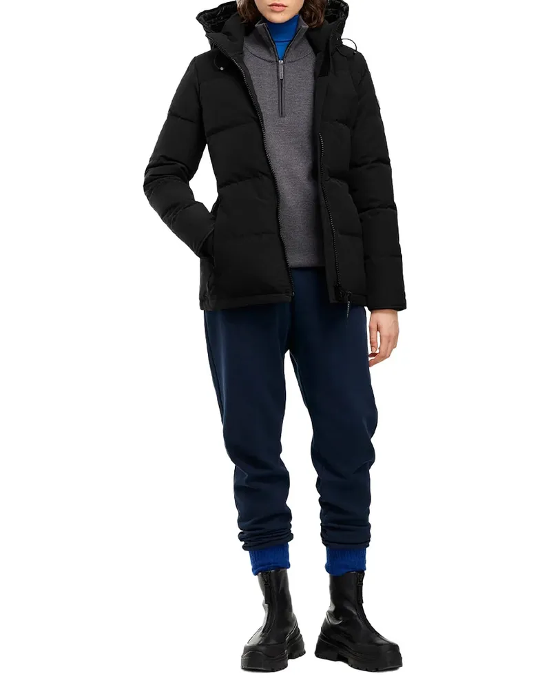 Canada Goose Chelsea Parka Down Jacket — Black Black