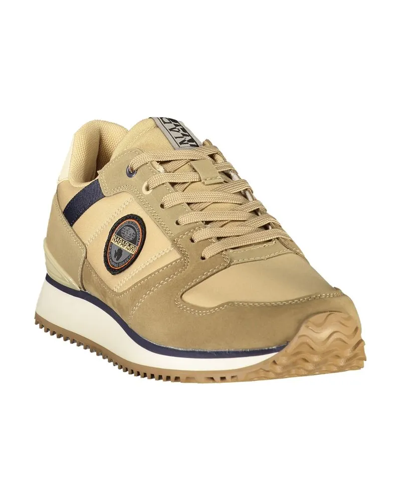 Napapijri Colorblock Design Sneaker — Beige Beige