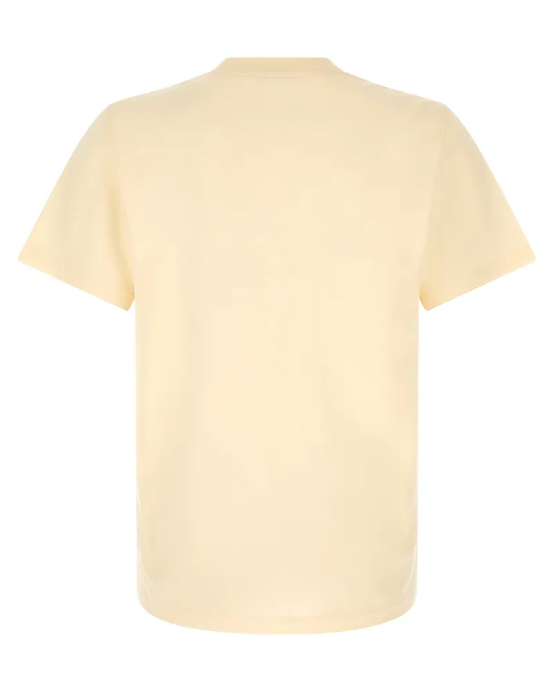 Moncler Logo Patch T-Shirt — Beige Beige